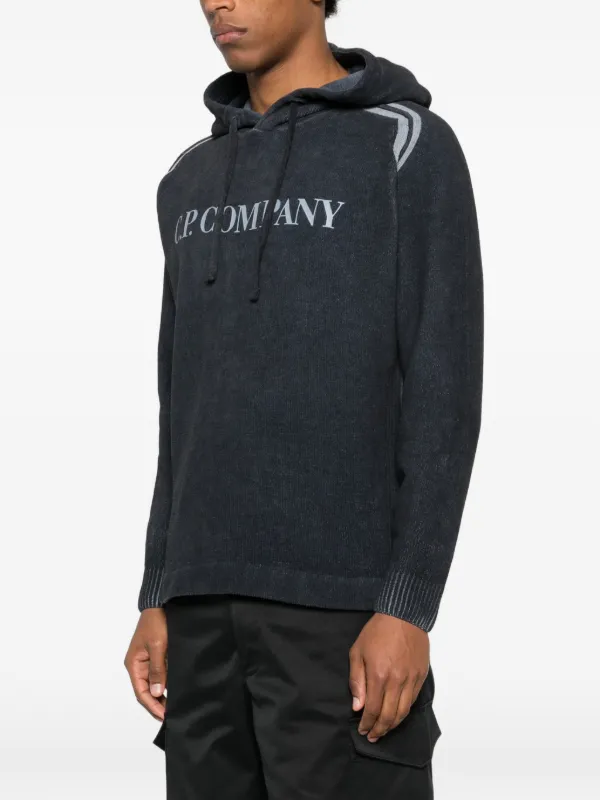 C.P. Company ロゴストライプ パーカー | グレー | FARFETCH JP