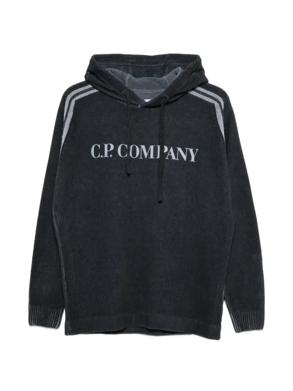 C.P. Company ロゴストライプ パーカー | グレー | FARFETCH JP