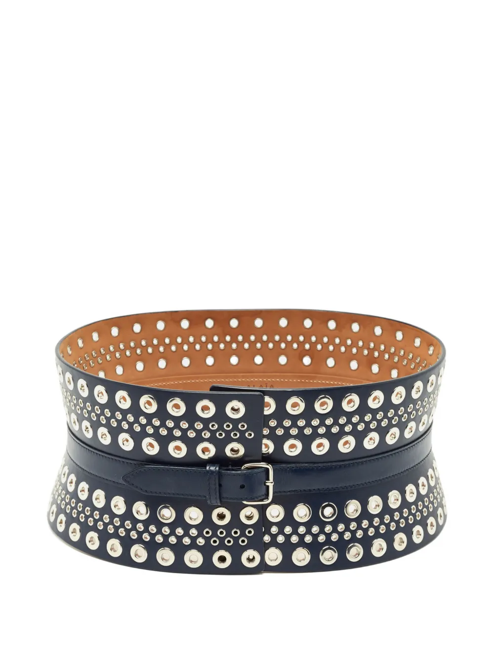 Alaïa Pre-Owned Cintura con borchie - Blu