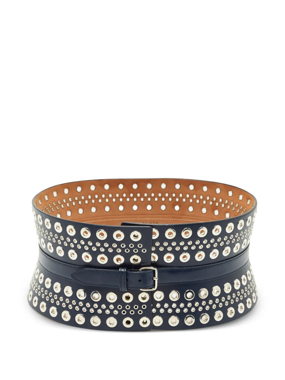 Alaïa Pre-Owned Cintura con borchie - Blu