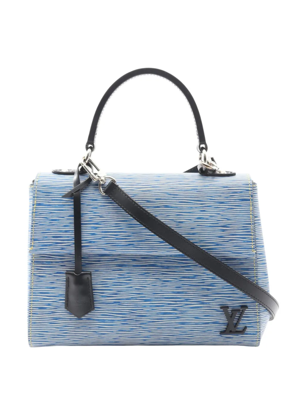 Louis Vuitton Pre-Owned 2017 Epi Cluny MM Satchel-Tasche aus Denim - Blau