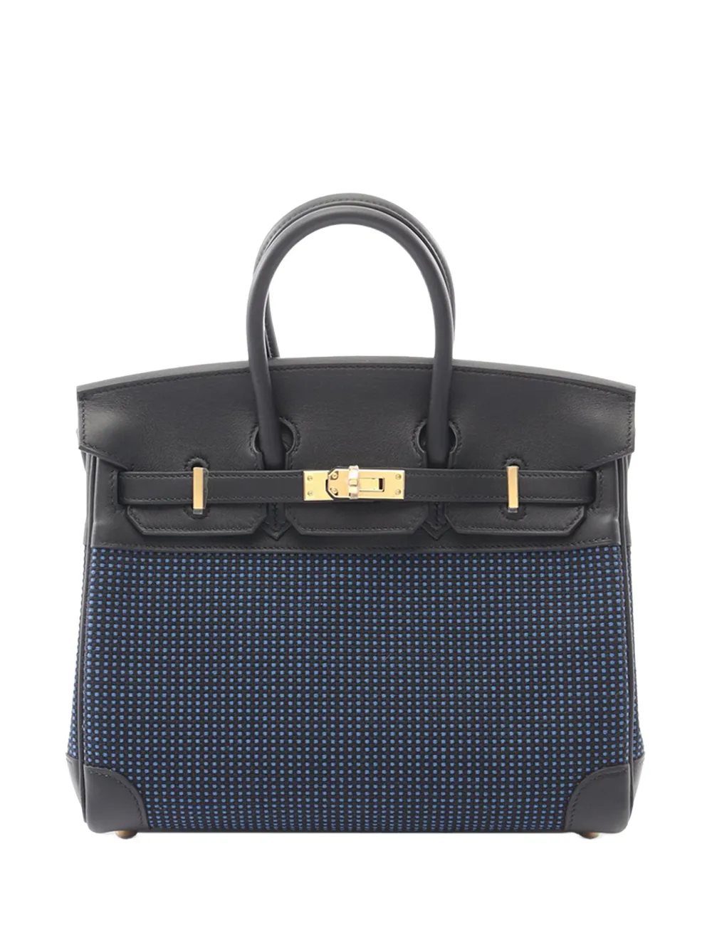 Hermès Pre-Owned 2024 Toile and Swift Birkin 25 handbag | Black | Image 1
