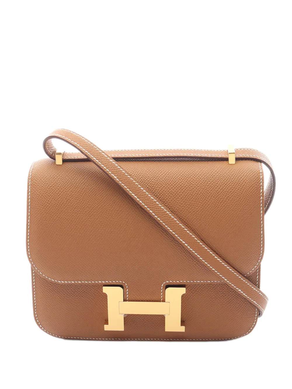 Hermès Pre-Owned Borsa a spalla Epsom Constance III 18 mini 2024 - Marrone