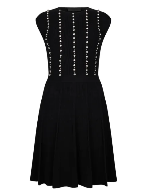 LIU JO embellishment knit mini dress