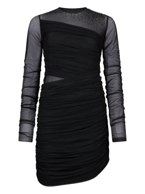 LIU JO long-sleeve tulle mini dress