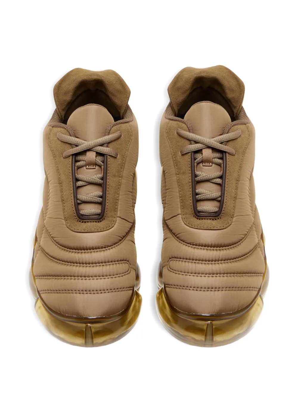 GROUNDS Jewellery Coupe sneakers Bruin