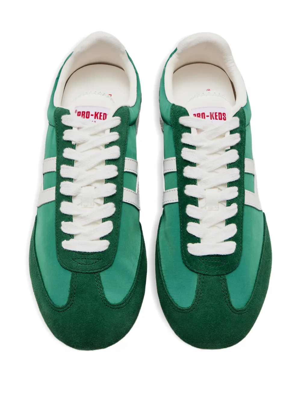 Pro-Keds Racer 77 gestreepte sneakers Groen