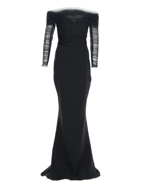 Ana Radu off-shoulder tulle gown