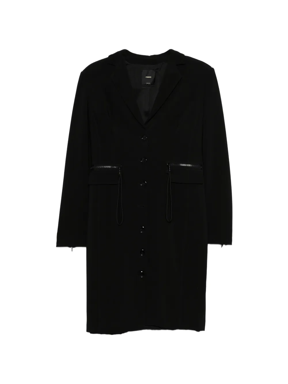 PINKO Honorata long-sleeves midi dress - Nero