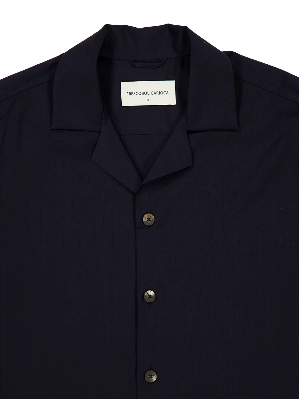 Frescobol Carioca Safra wollen overhemd Blauw