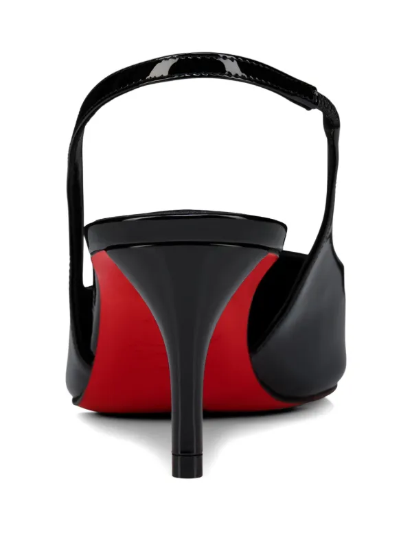 Christian Louboutin Miss Z Slingback Pumps | Black | FARFETCH