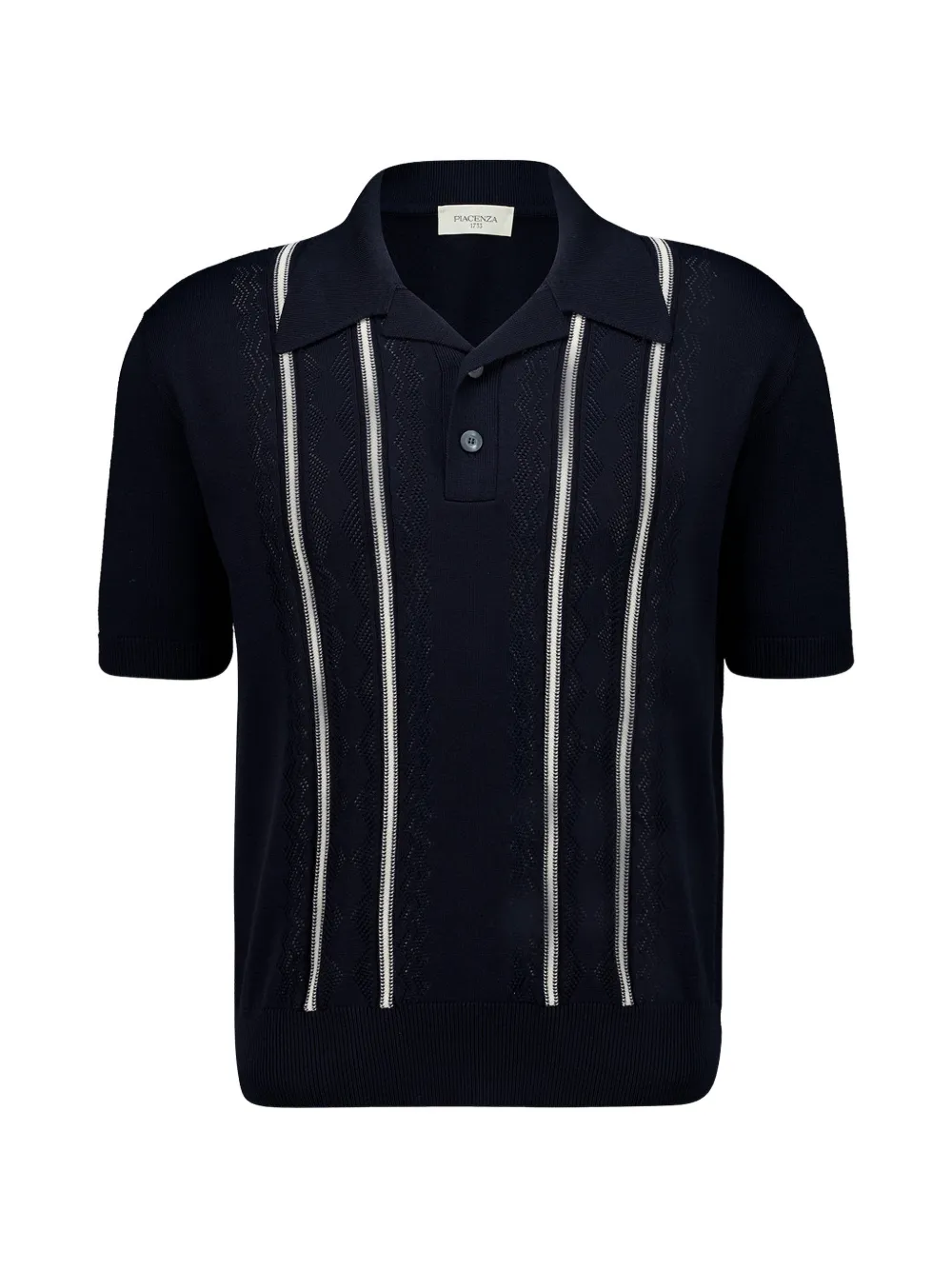 Piacenza Cashmere buttoned polo shirt