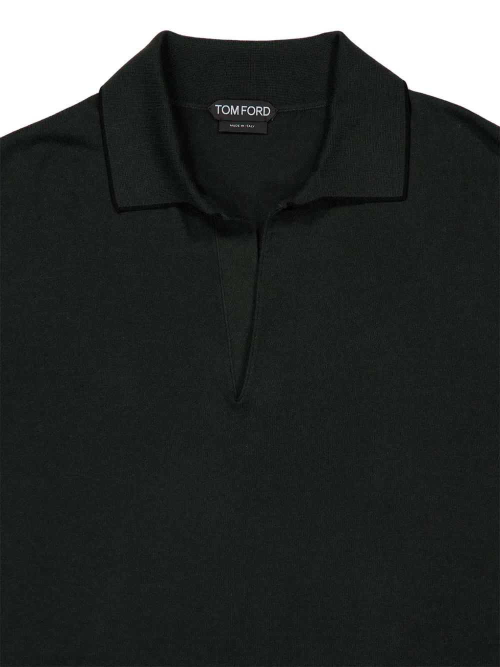 TOM FORD T-shirt met V-hals Groen