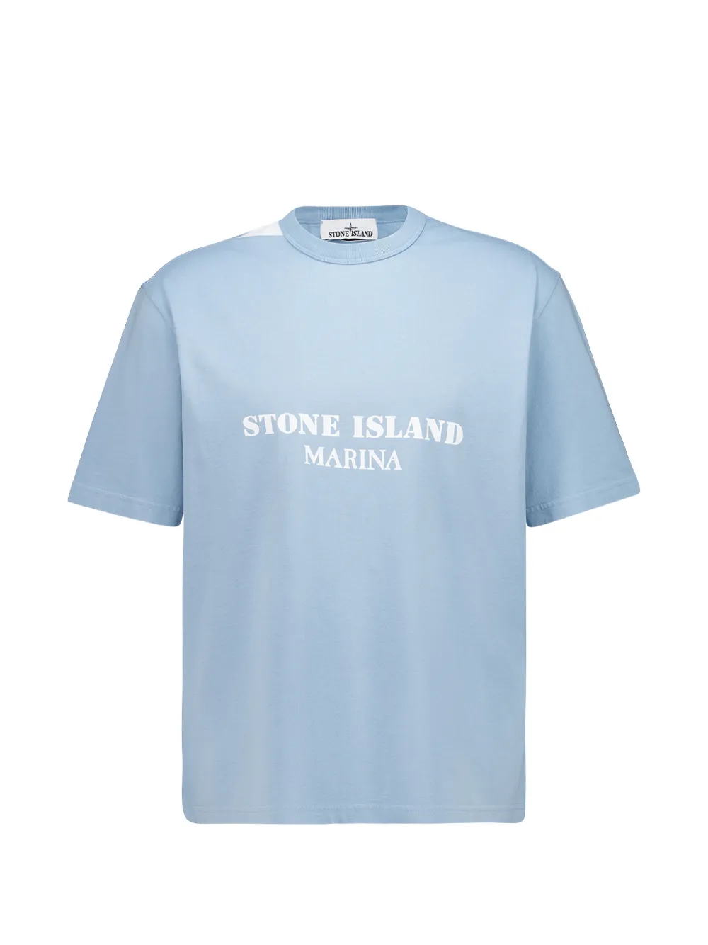 Stone Island Marina Logo-print T-shirt In Blue