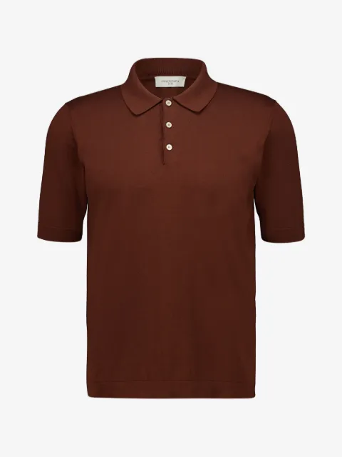 Piacenza Cashmere short-sleeved polo shirt
