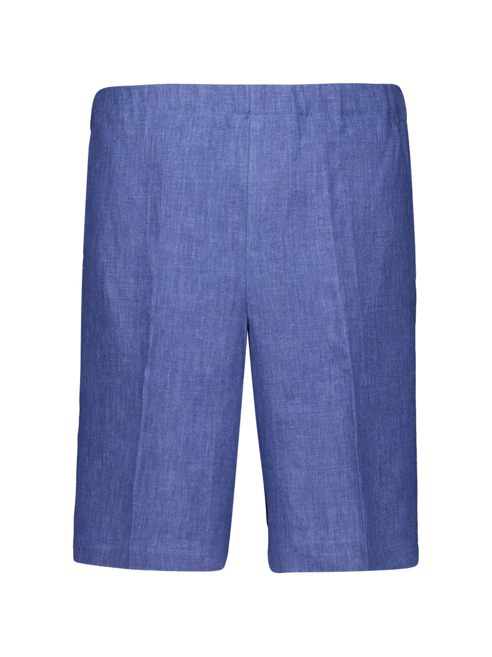Piacenza Cashmere elasticated-waist linen shorts - Blau