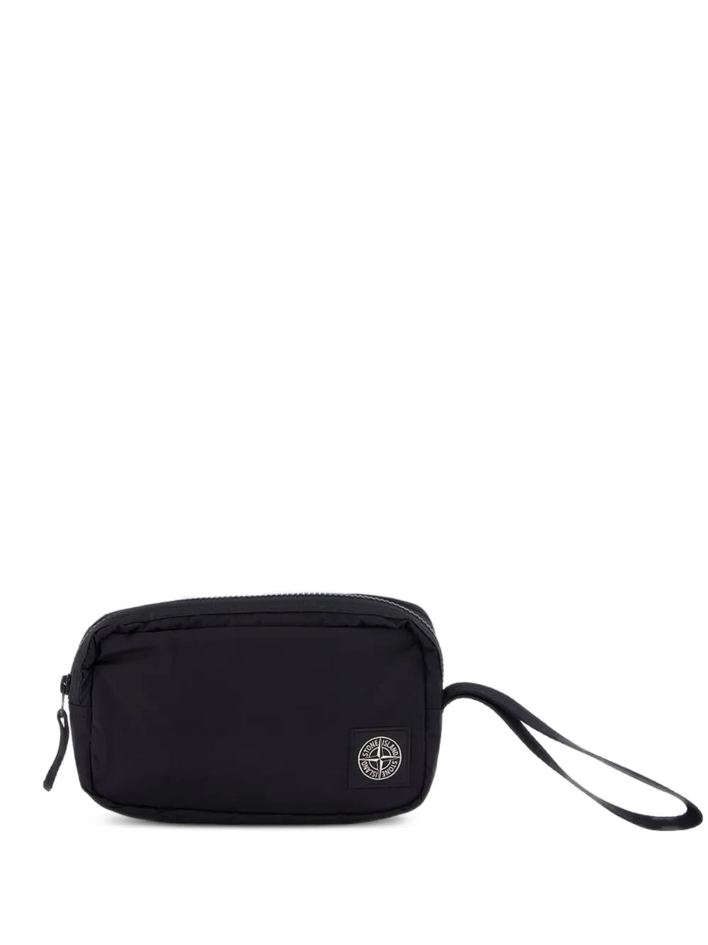 Stone Island logo-detail clutch bag - Nero