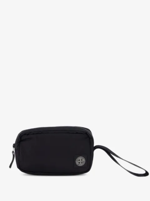 Stone Island 9200013 coated Nylon Metal in Econyl® wrist pouch with Compass patch