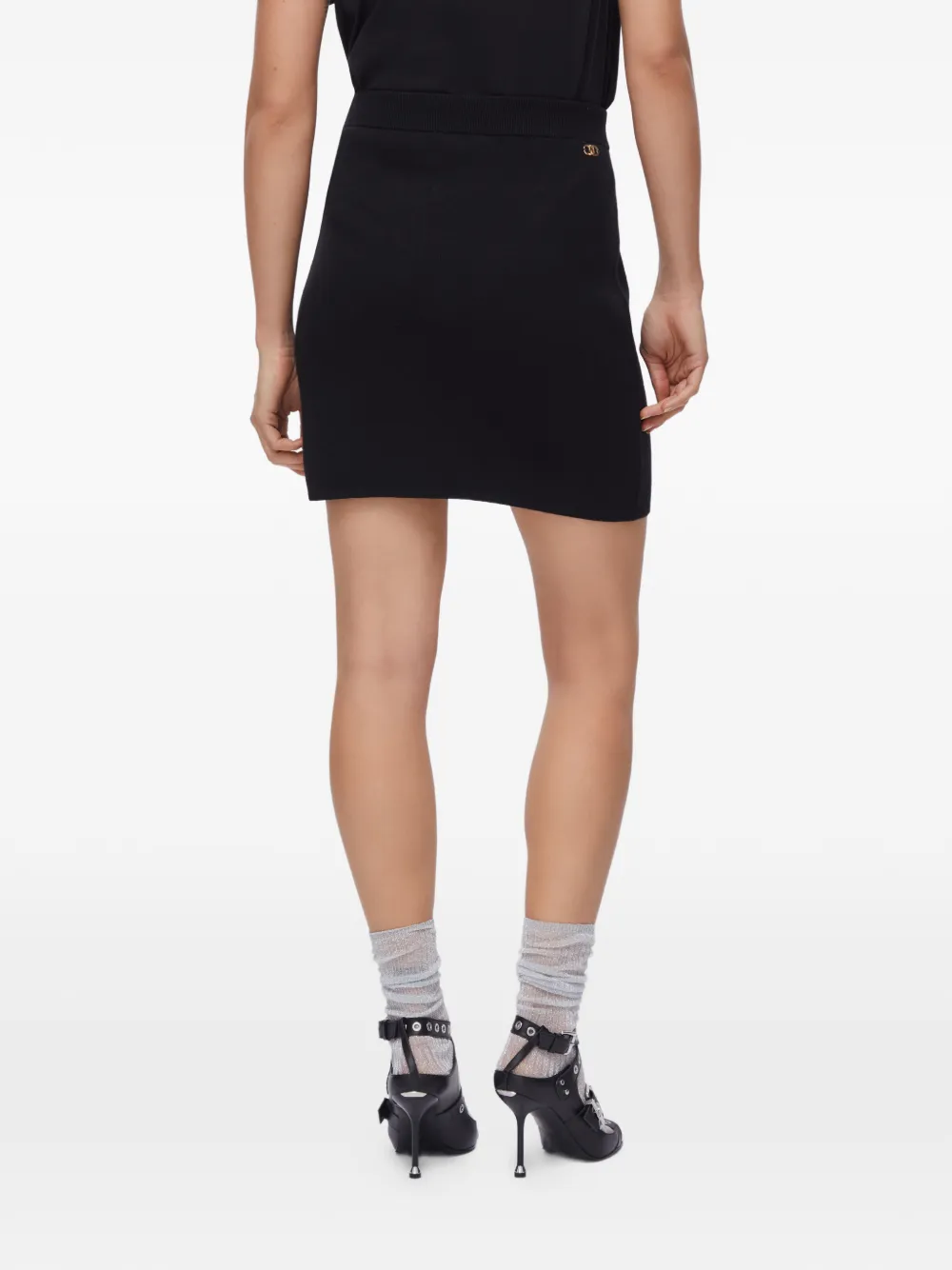 LIU JO knit mini skirt - Zwart
