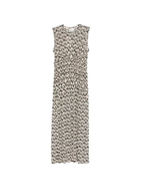 Ulla Johnson Kamaria shirred printed maxi dress