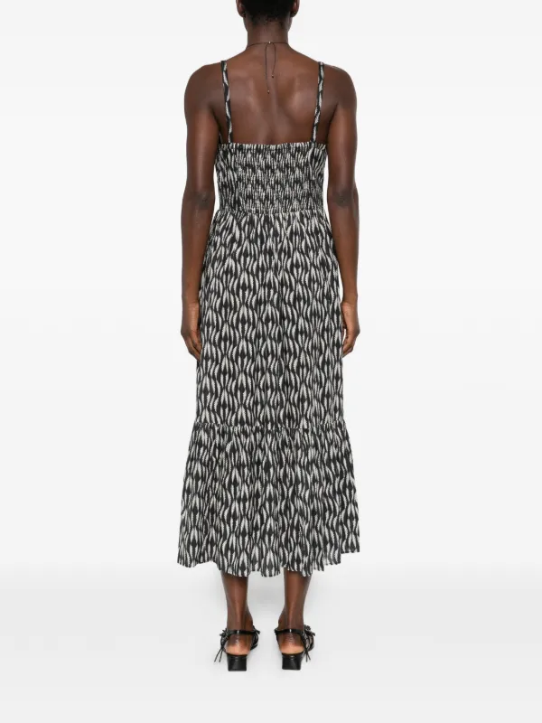 Ulla Johnson Nadine Printed Dress - Black