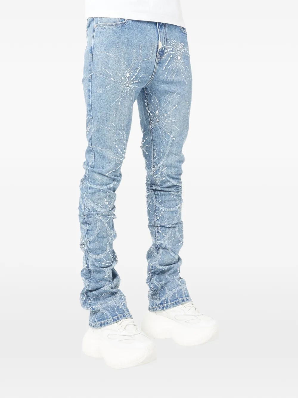  Guapi Embellished Trousers - Blue 