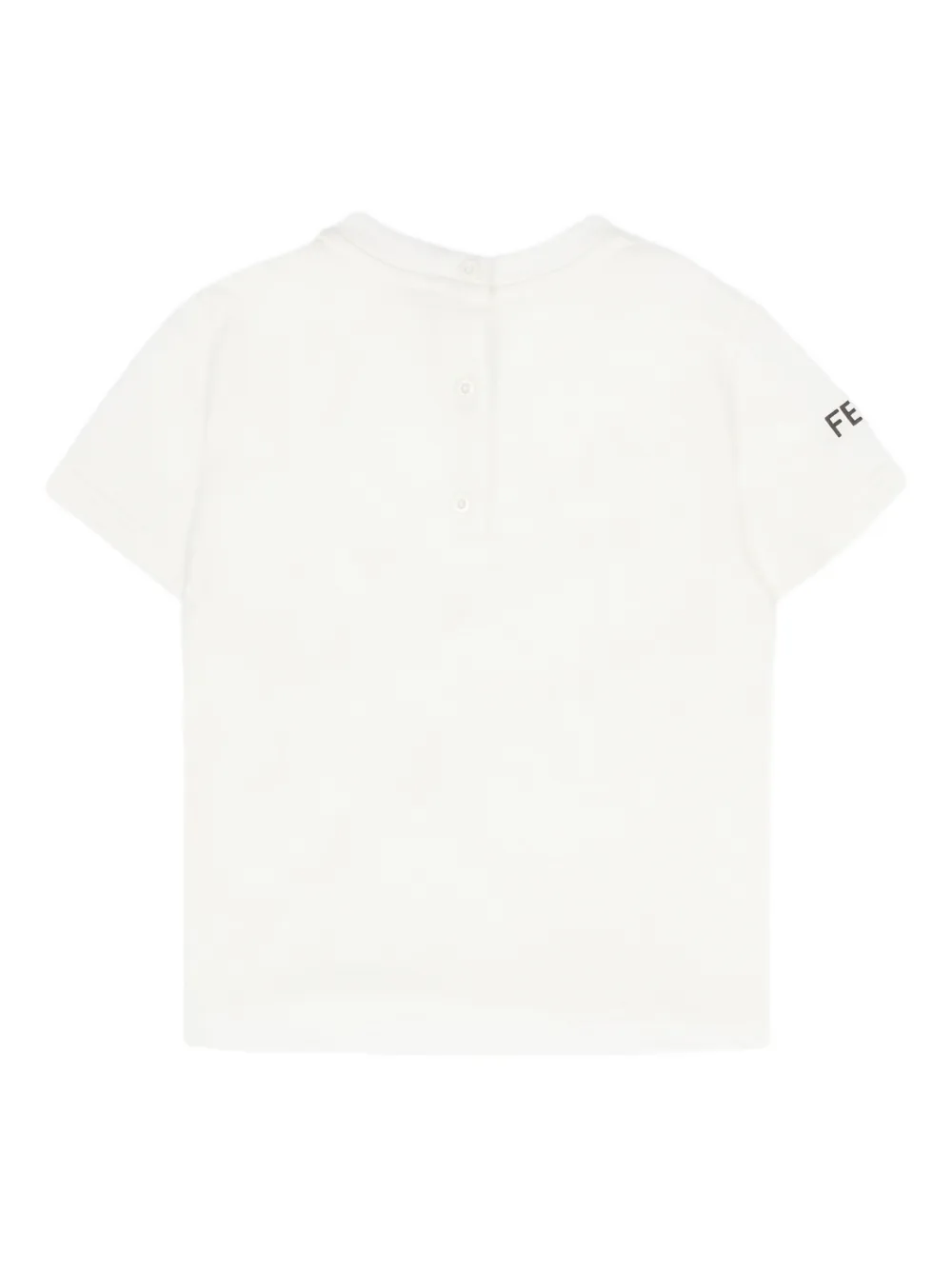 Fendi Kids graphic short-sleeve T-shirt - Wit