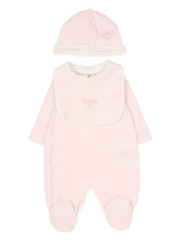 Fendi Kids ベビーウェア 3枚組 | ピンク | FARFETCH JP