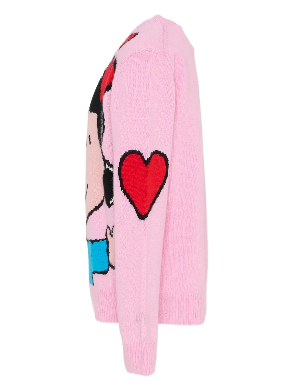MC2 Saint Barth Kids Wollen trui met stripprint Roze
