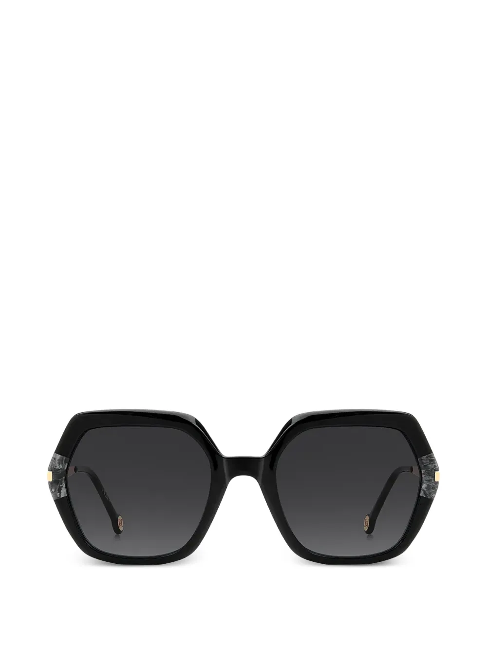 Carolina Herrera geometric detail sunglasses - Nero