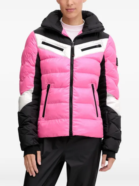 BOGNER FIRE+ICE padded colour-block ski jacket