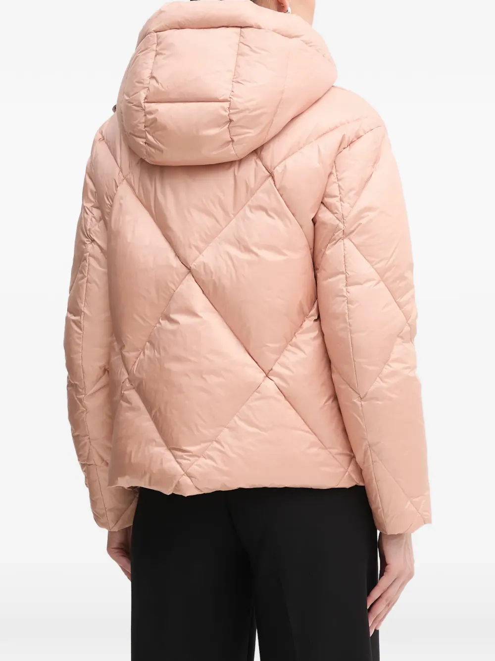  Blauer Hooded Quilted Jacket - Pink 