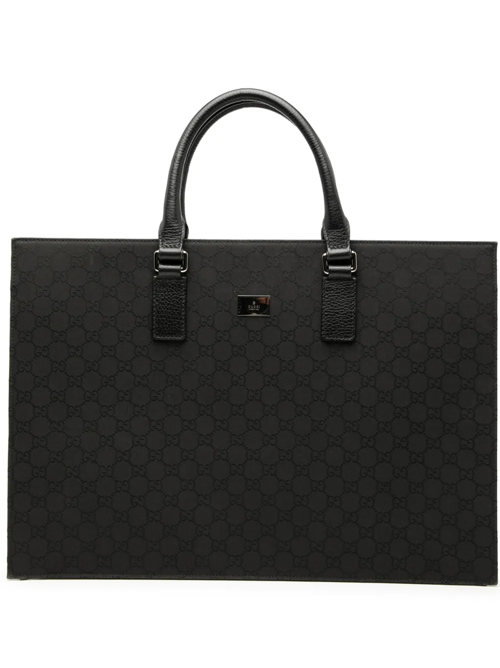 Gucci Pre-Owned 2000-2015 GG Nylon Executive business bag | Black | Image 1