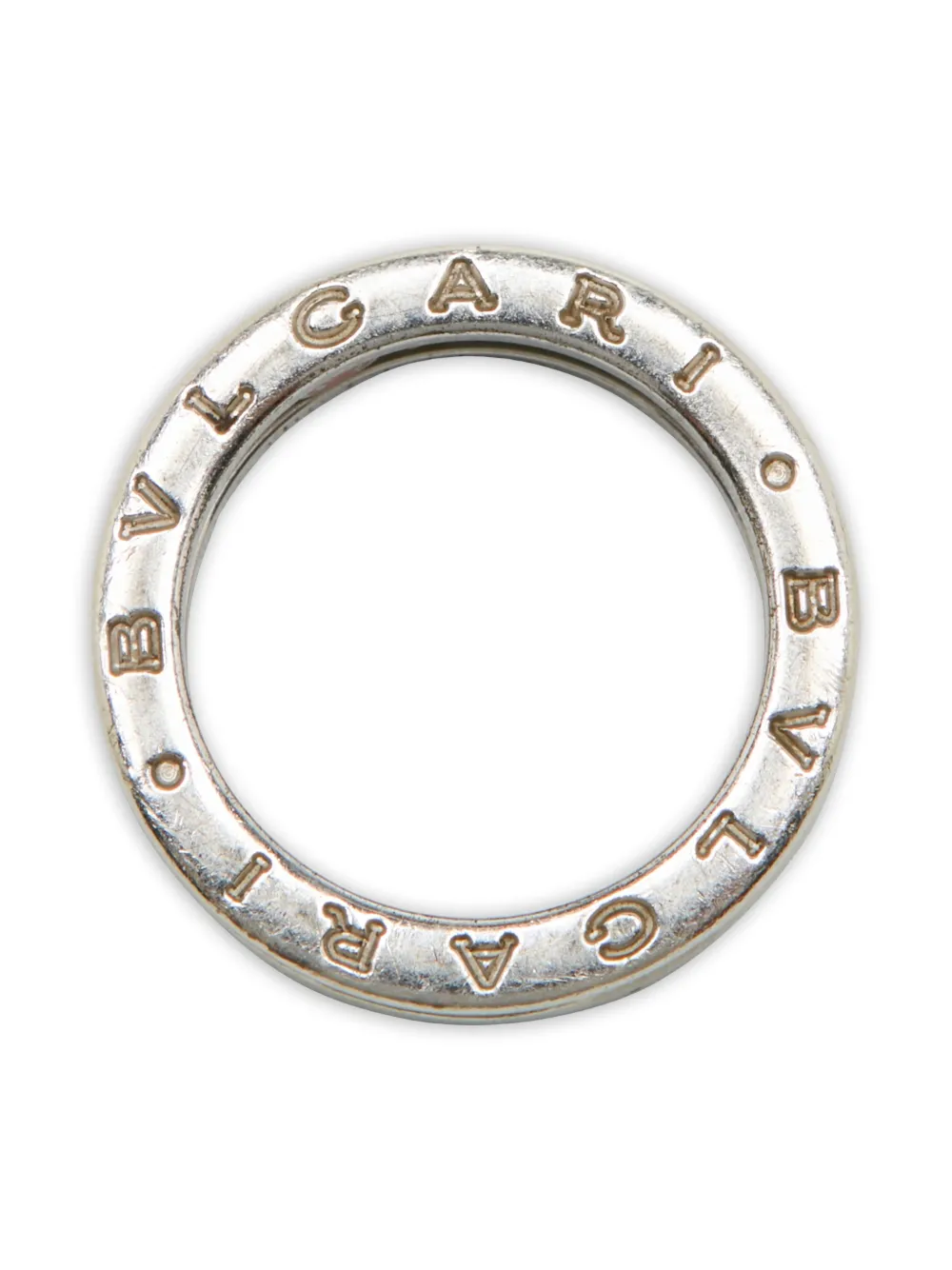 Bvlgari Pre-Owned engraved motif ring | plateado | Image 1