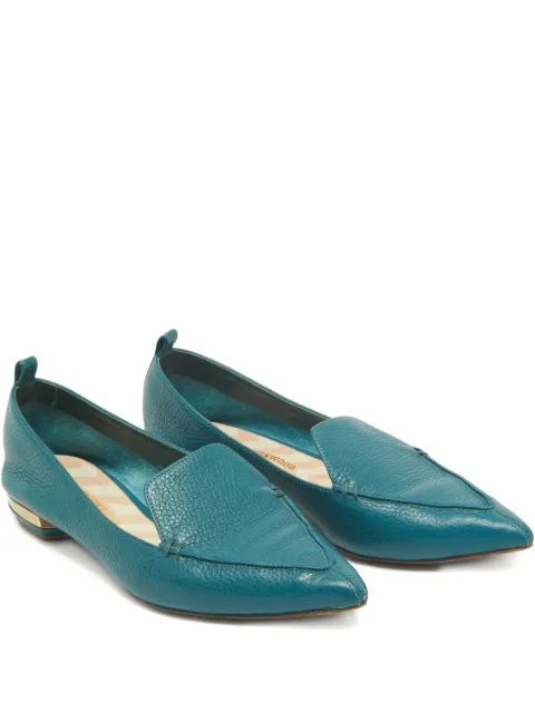 Nicholas Kirkwood pointed leather loafers