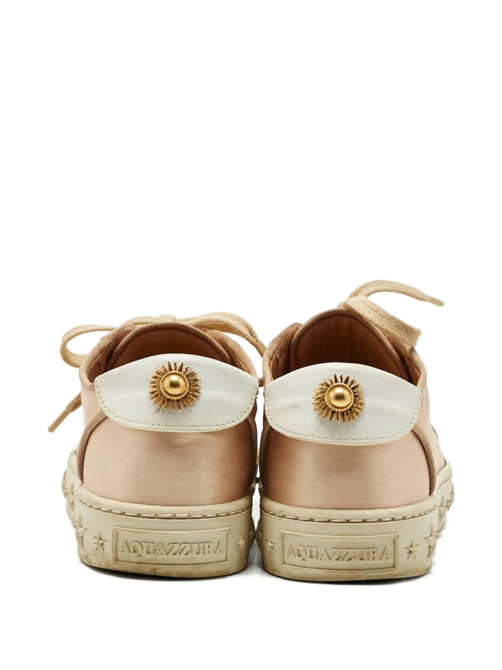 Aquazzura star-embellished sneakers - Beige