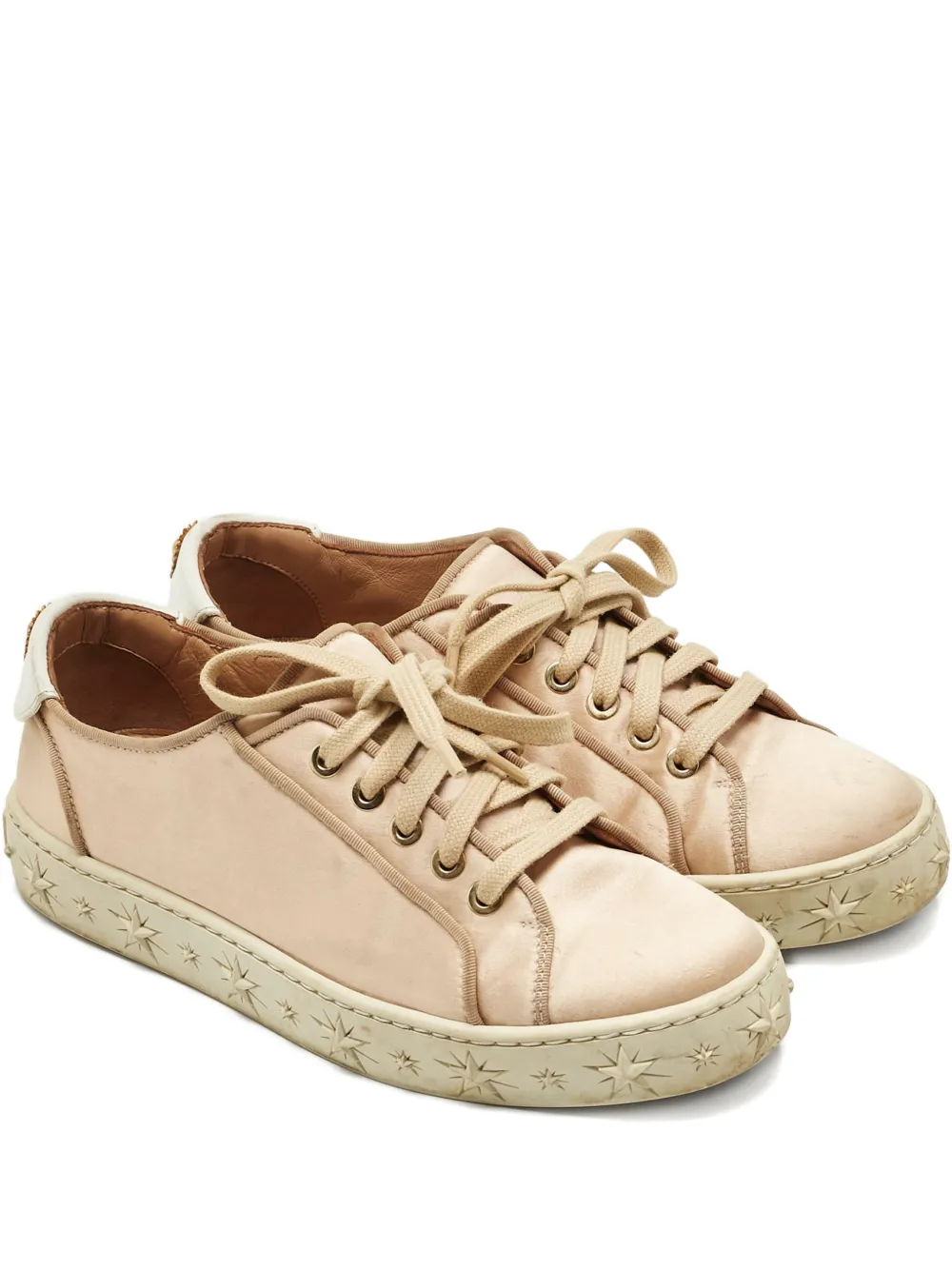 Aquazzura star-embellished sneakers - Toni neutri