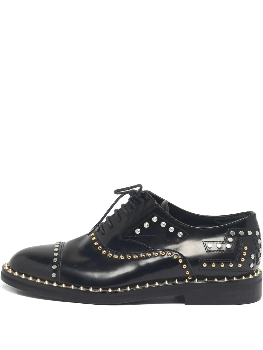 Zadig&Voltaire Youth Clous studded Oxford shoes - Nero