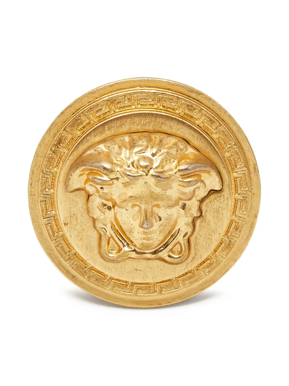 Versace Pre-Owned Medusa sculpted ring - Oro