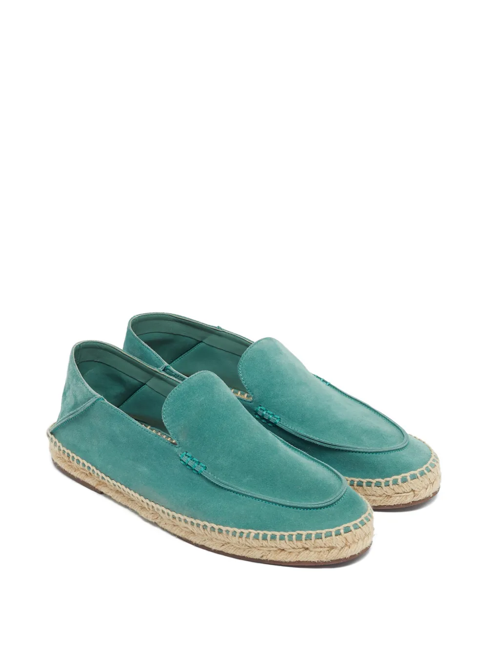 Loro Piana Pre-Owned suede jute espadrilles | Image 2