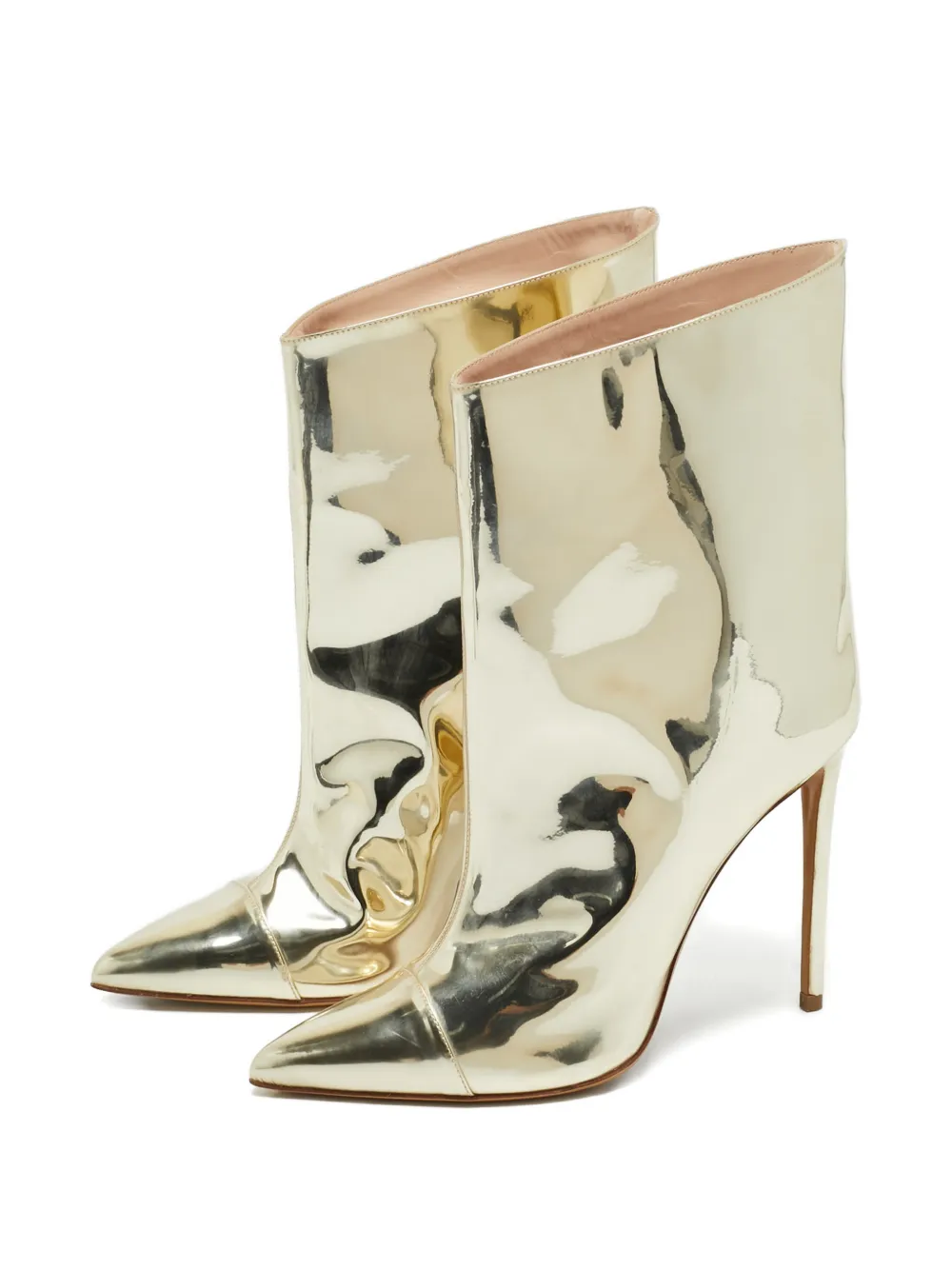Alexandre Vauthier gold-tone boots - Goud
