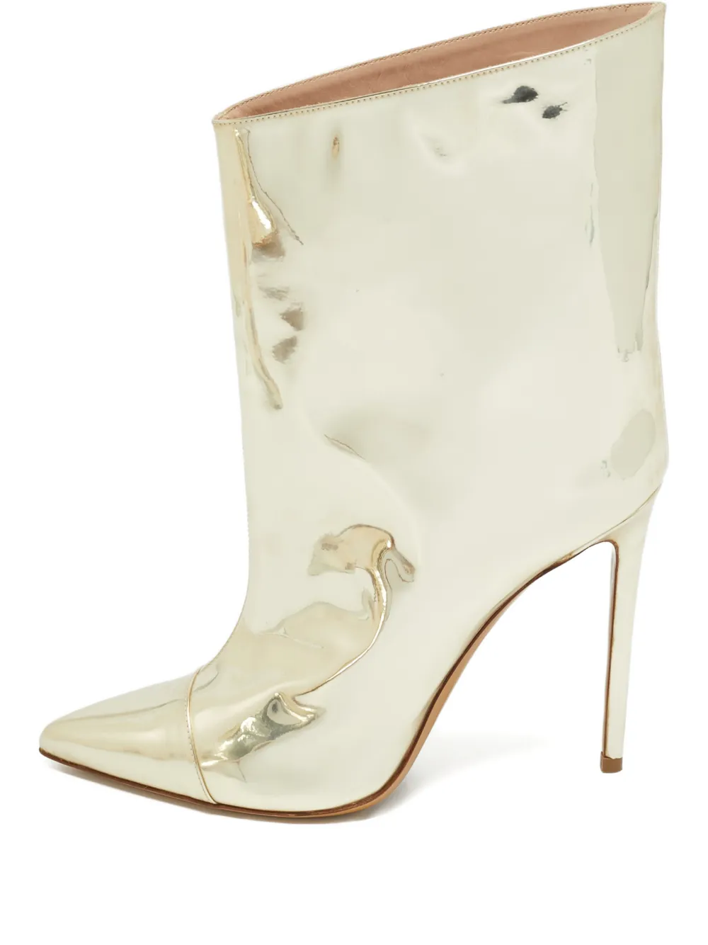 Alexandre Vauthier gold-tone boots - Oro