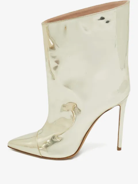 Alexandre Vauthier gold-tone boots