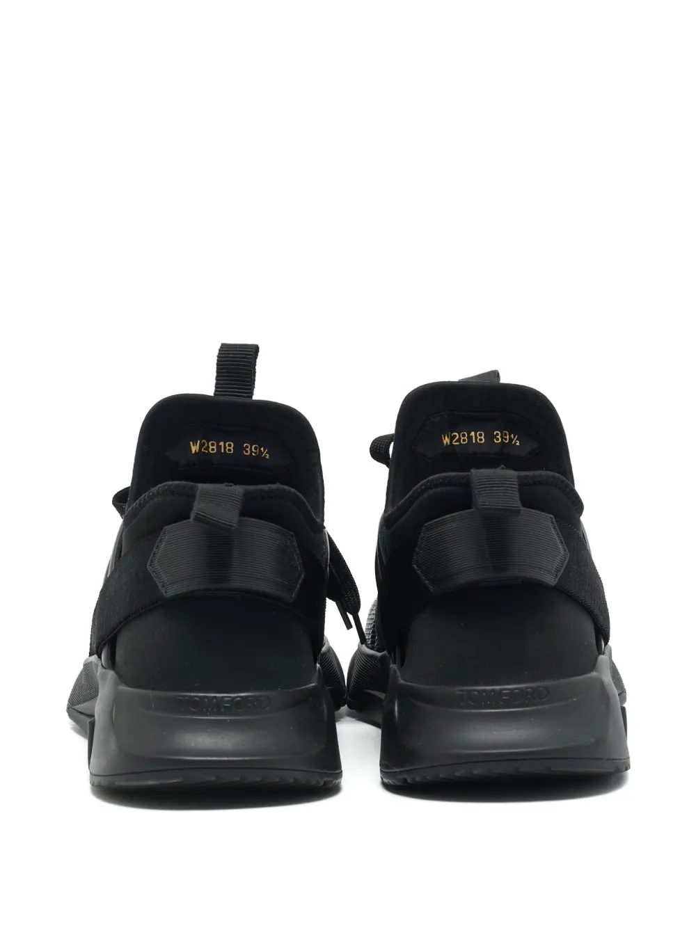 Tom Ford Pre-Owned Jago lace-up sneakers - Zwart