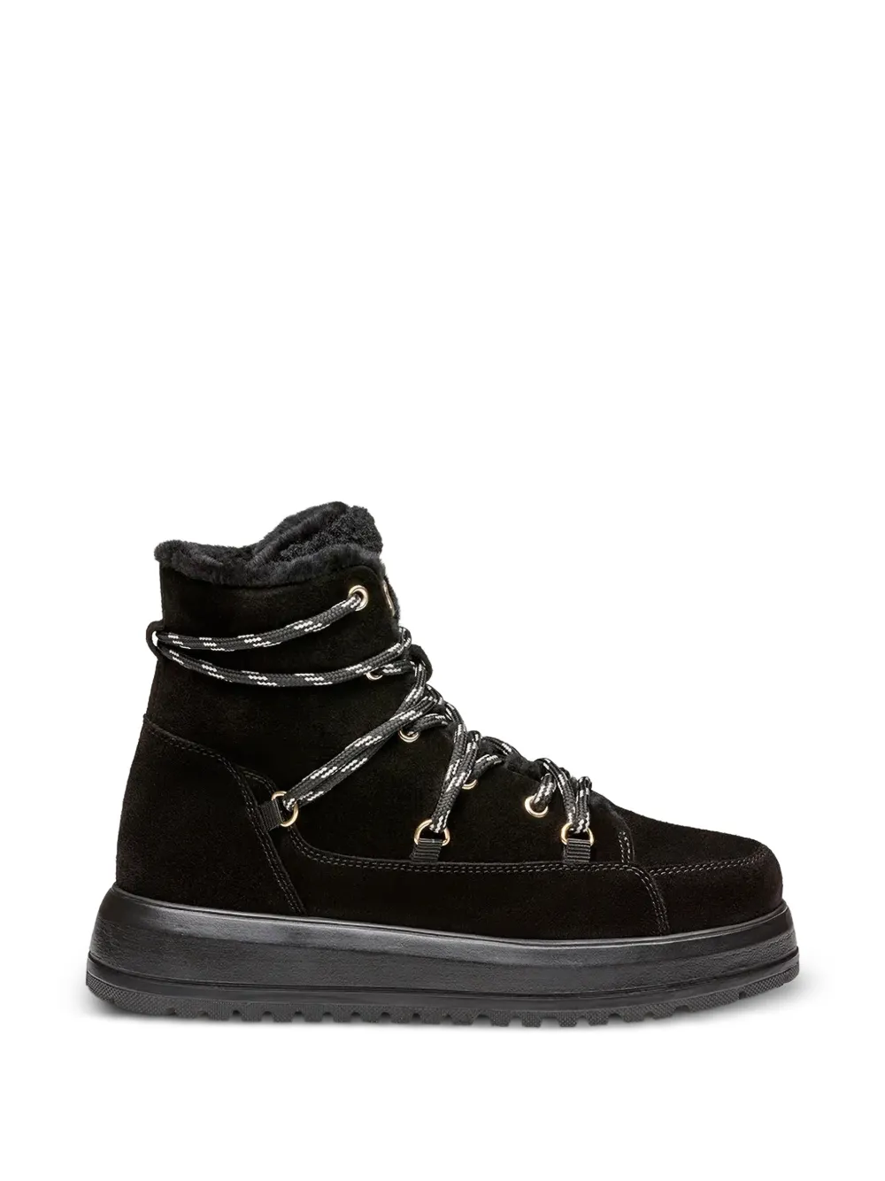 BOGNER lace-up boots Zwart