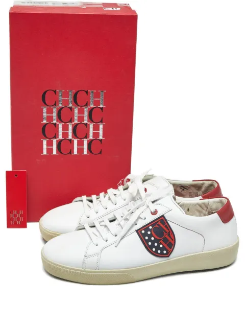 Carolina Herrera Vintage ローカット レザースニーカー