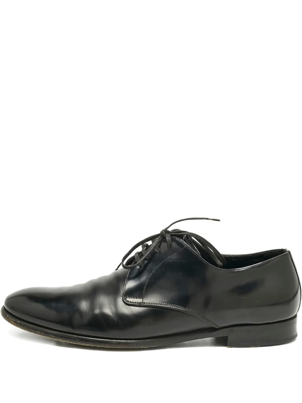 Dolce & Gabbana Pre-Owned leather Derby shoes – Black