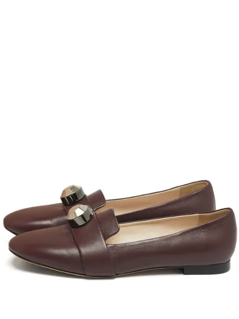 Christopher Kane leather embellished loafers
