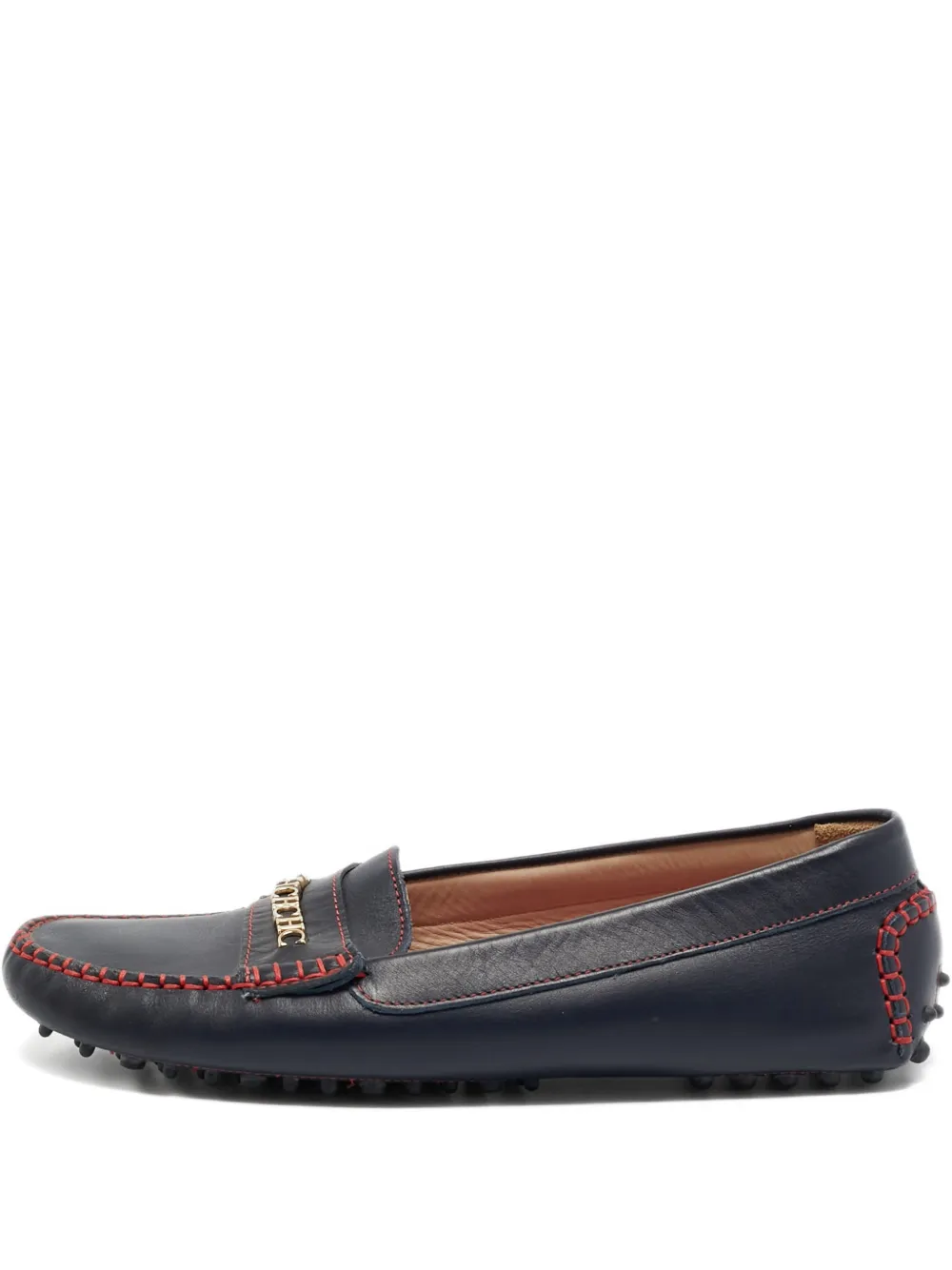 Carolina Herrera Vintage leather loafers - Schwarz
