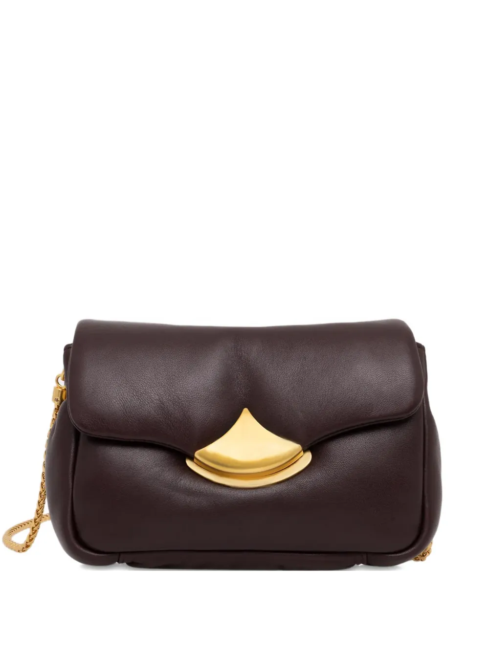 Sessùn Borsa a tracolla Diviluz Puffy in pelle - Marrone